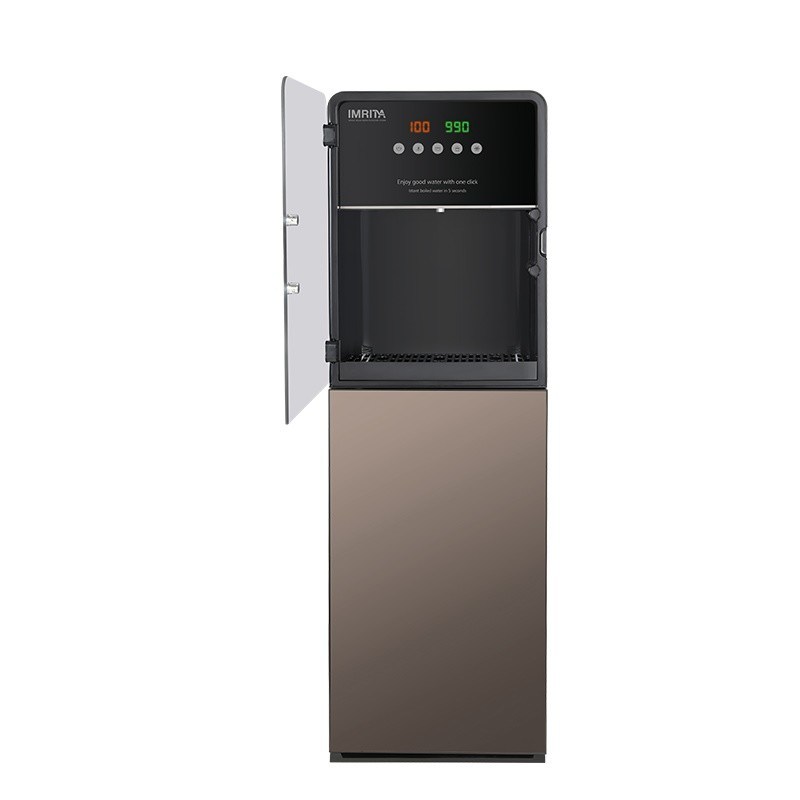 CE Cabinet Freestanding Water Cooler , 5 Temp Free Standing Filtered Water Dispenser