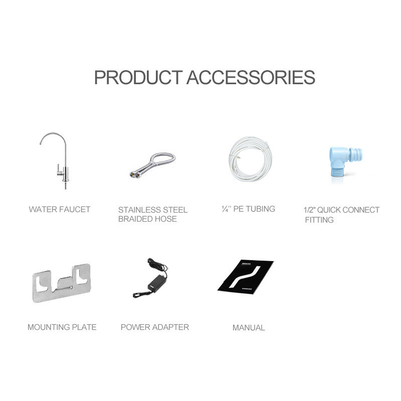 50/60Hz Under Sink Water Filter , Multiscene Water Purification Systems