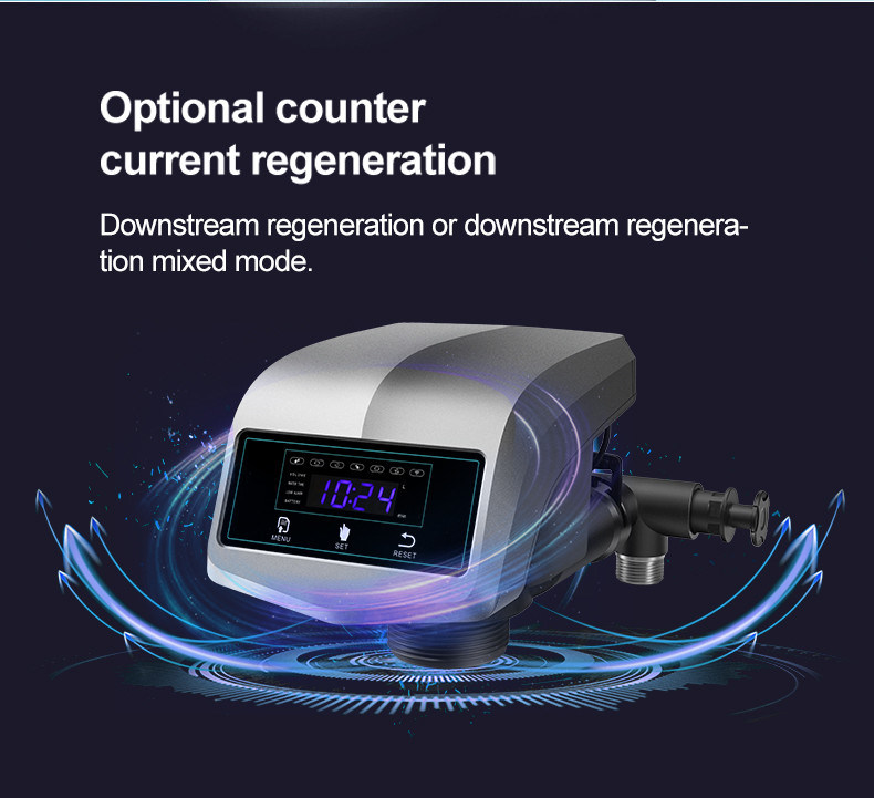 3000L/H Softening Resin Water Softener Valve Water Treatment Shower Tap Filter