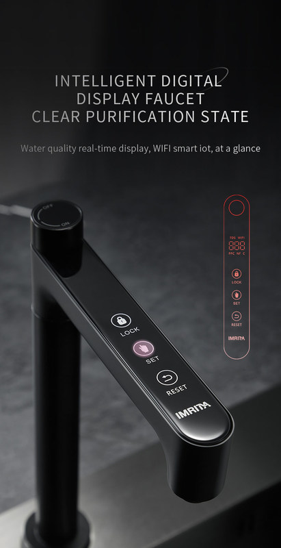 5 Stage Reverse Osmosis RO System Water Filter 800GDP Tankless Water Purifier For Household