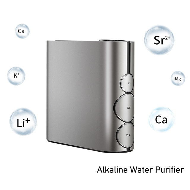 Stainless Steel 5 Stage Alkaline Water Filter 800GDP RO System Tankless Water Purifier For Home