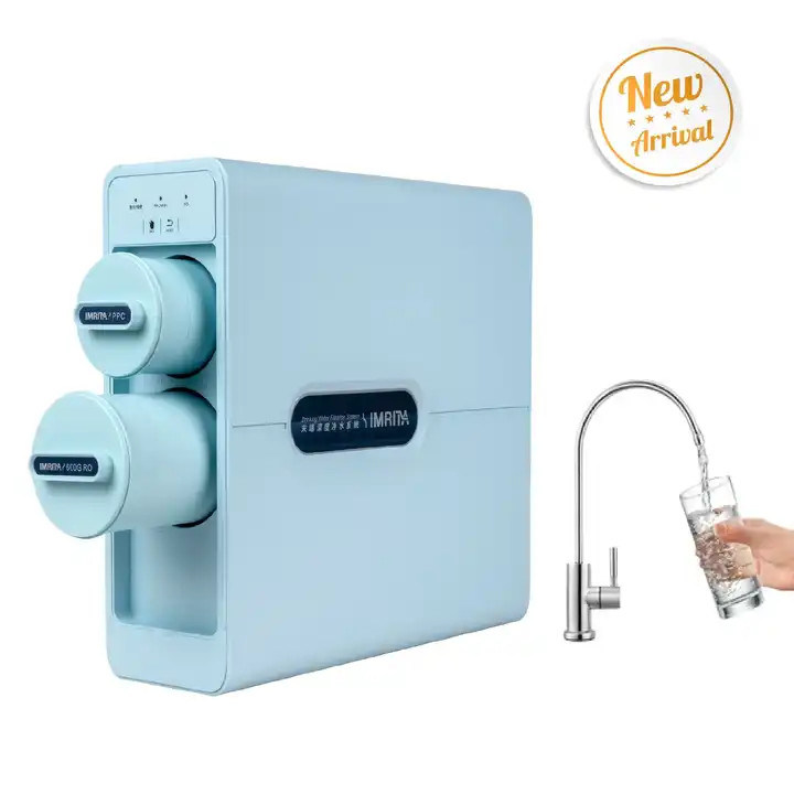IMRITA Hot Selling Under Sink Revers Osmosis Water Filter Machine Tankless 600GDP Ro System Water Purifier