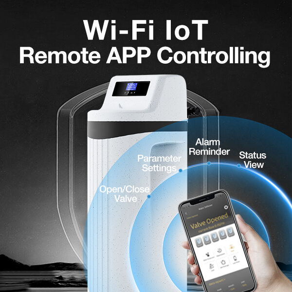 30L Resin 4000L/h Pure Flow G 1'' Water Softening System Ion Exchange Water Softener for Home